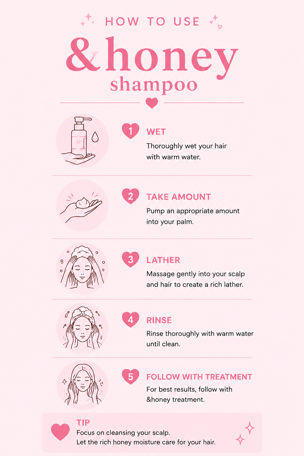 &honey deep moist hair shampoo 440ml
